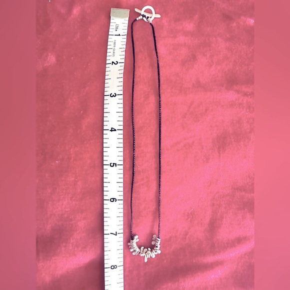 💕Jill Platner 🏄‍♀️ Retired Sterling Silver & Black Gortex Necklace🌟 - Picture 3 of 4